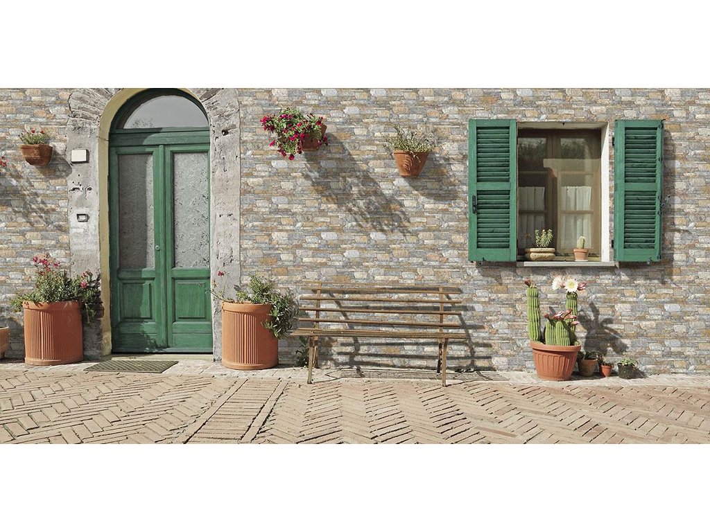 Keramický obklad Cera Panel Vulcan Sahara 16×40 cm