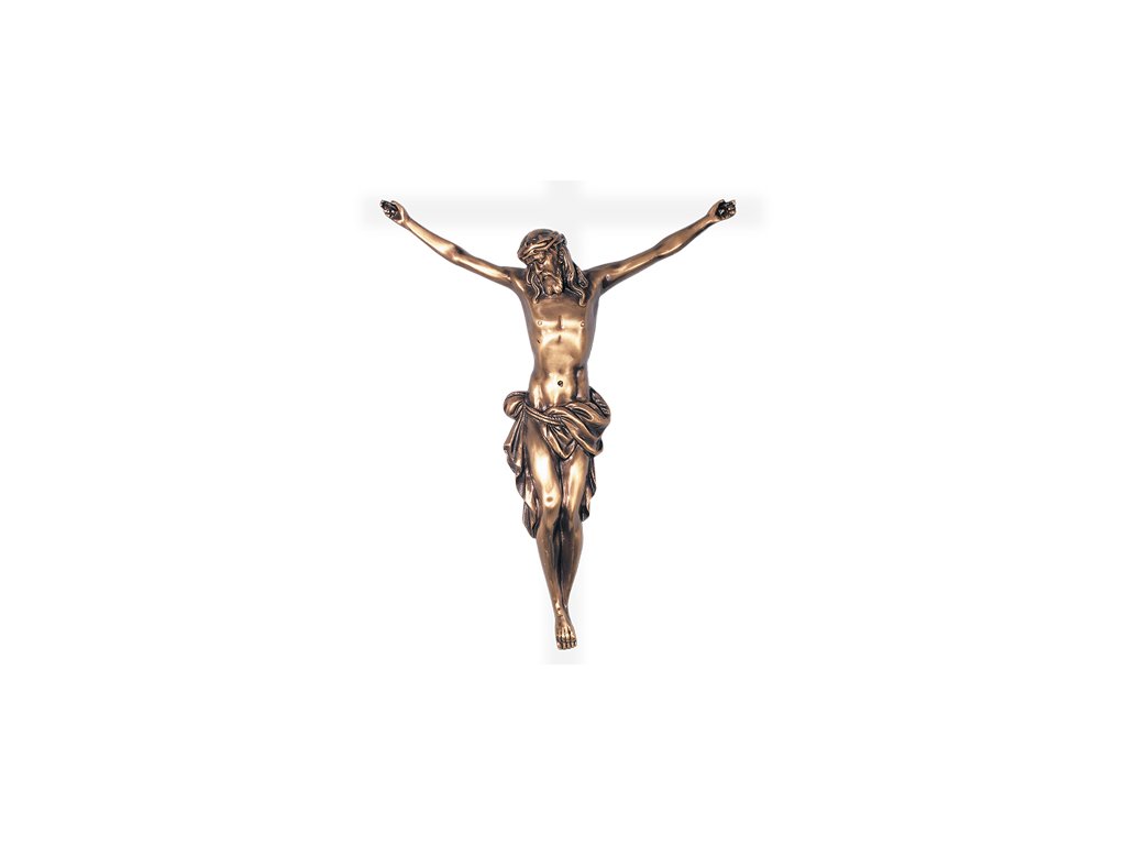 Bronzový Kristus na náhrobok, 14–112 cm