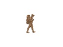 Bronzový reliéf Pútnik na náhrobok, 8×3,5 cm alebo 13×5,5 cm