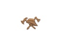 Bronzový symbol hasičov na náhrobok, 6×9 cm alebo 9,5×15 cm
