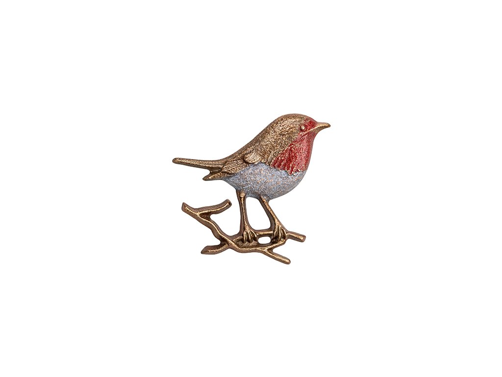 Bronzový červienka na náhrobok, 6×6 cm