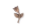 Bronzový tulipán na náhrobok, 5×3 cm
