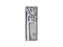 Nerezová ozdoba na náhrobok Strom, 17×6 cm