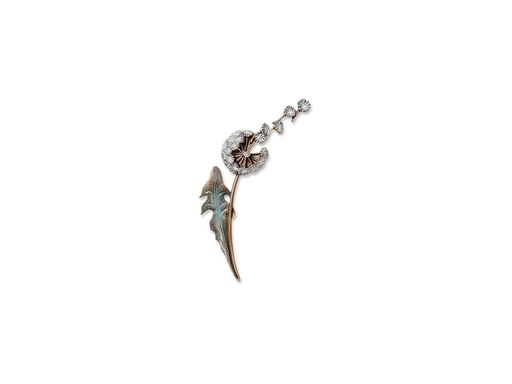 [ST-SK-20932] Bronzová Pusteblume na náhrobok, 13×9,5 cm alebo 21×14 cm