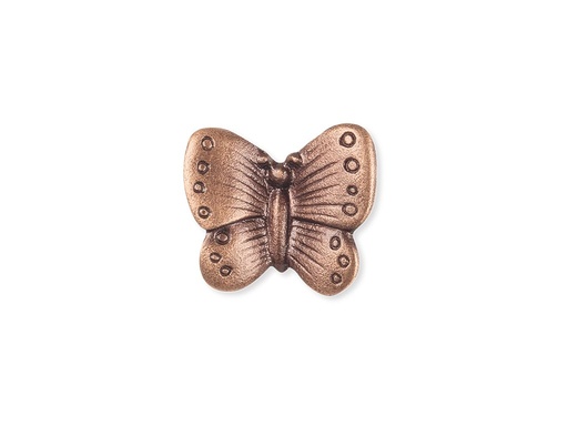 [ST-SK-20942] Bronzový motýľ na náhrobok, 3×3 cm