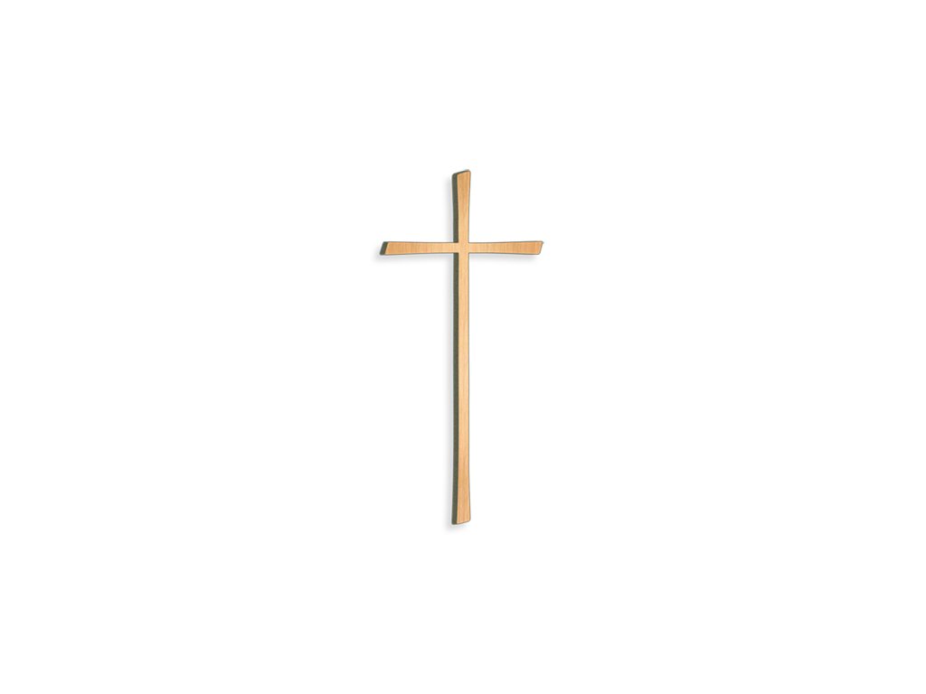 Náhrobný kríž s kryštálom, bronz, 8–80 cm