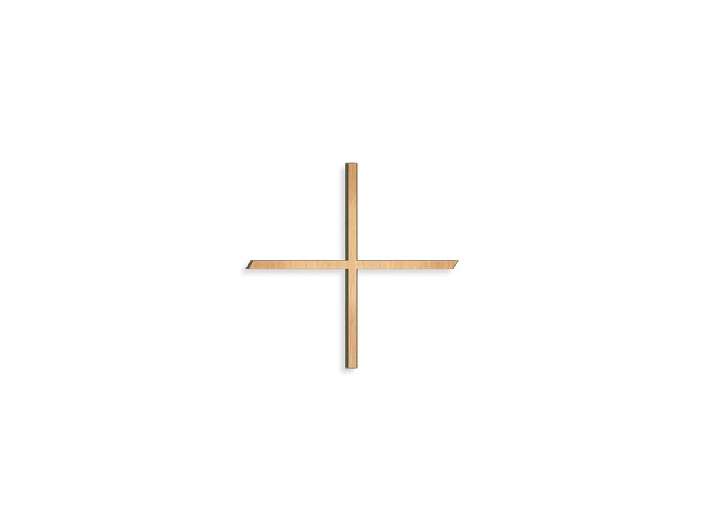 Rovnoramenný kríž na náhrobok, bronz, 8–30 cm