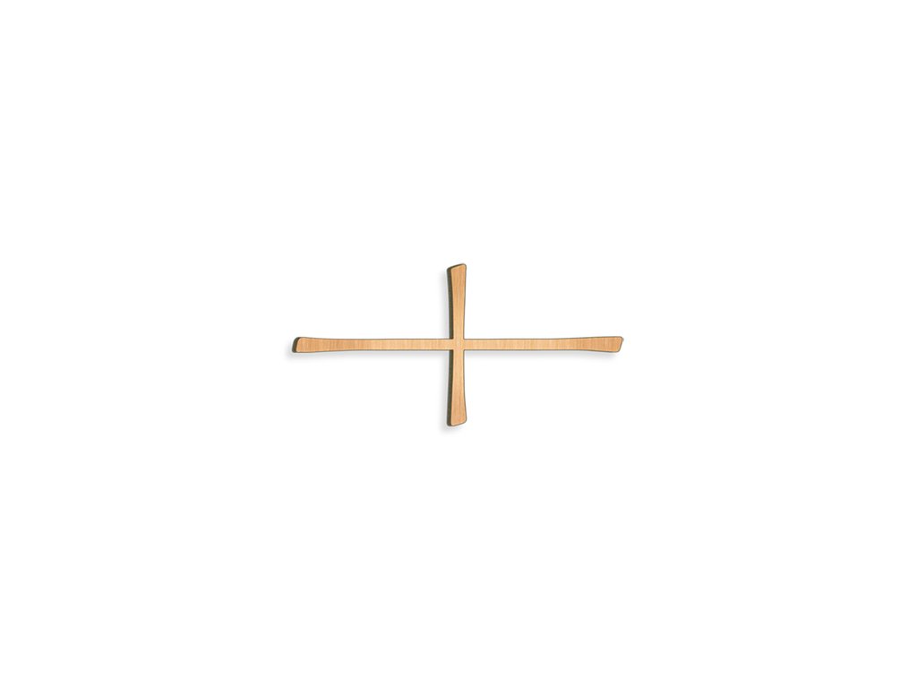 Náhrobný kríž Breitkreuz z bronzu, 15×35 cm