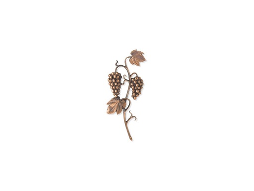 [ST-SK-32190] Náhrobný reliéf Vinný list, bronz, 34×14 cm