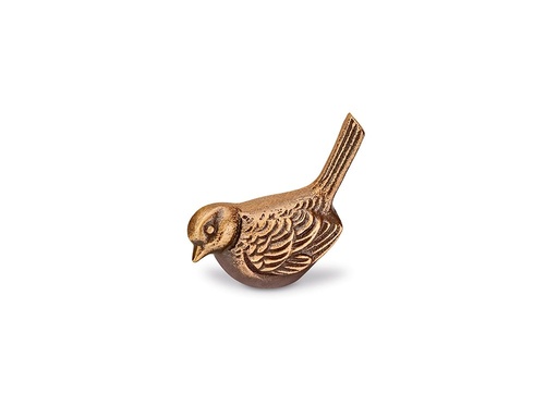 [ST-SK-37130] Bronzový vtáčik na náhrobok, 5,5×3,5×5,5 cm