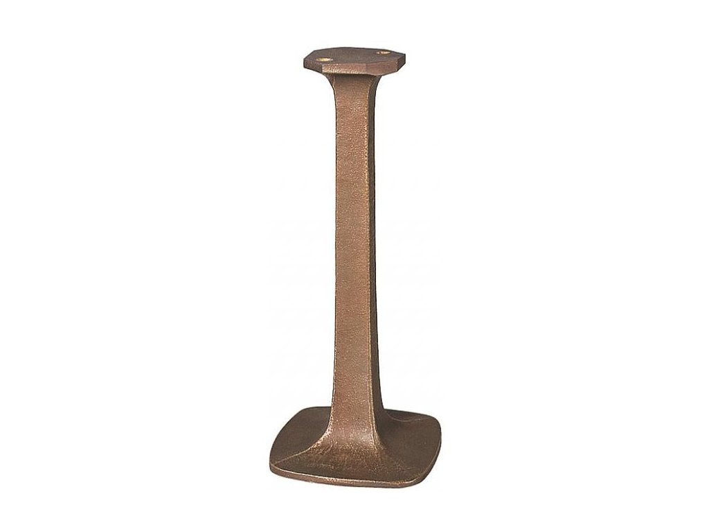 Podstavec na svietidlo na náhrobok, bronz, 21×9×9 cm