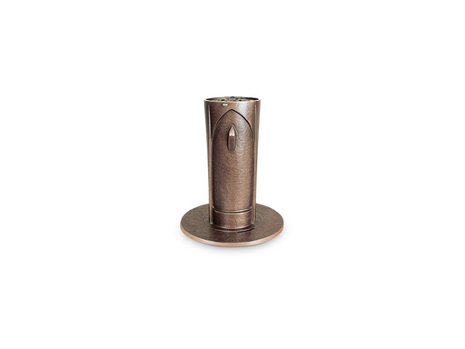 [ST-SK-53061] Zapustená váza na náhrobok, bronz, výška 24 cm