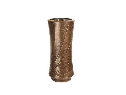 [ST-SK-53135] Bronzová váza na náhrobok, výška 25 cm