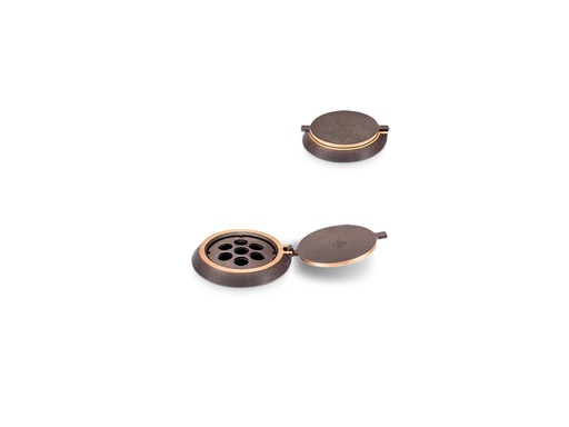 [ST-SK-53303] Bronzový kvetináčový krúžok na náhrobok, Ø 13 cm
