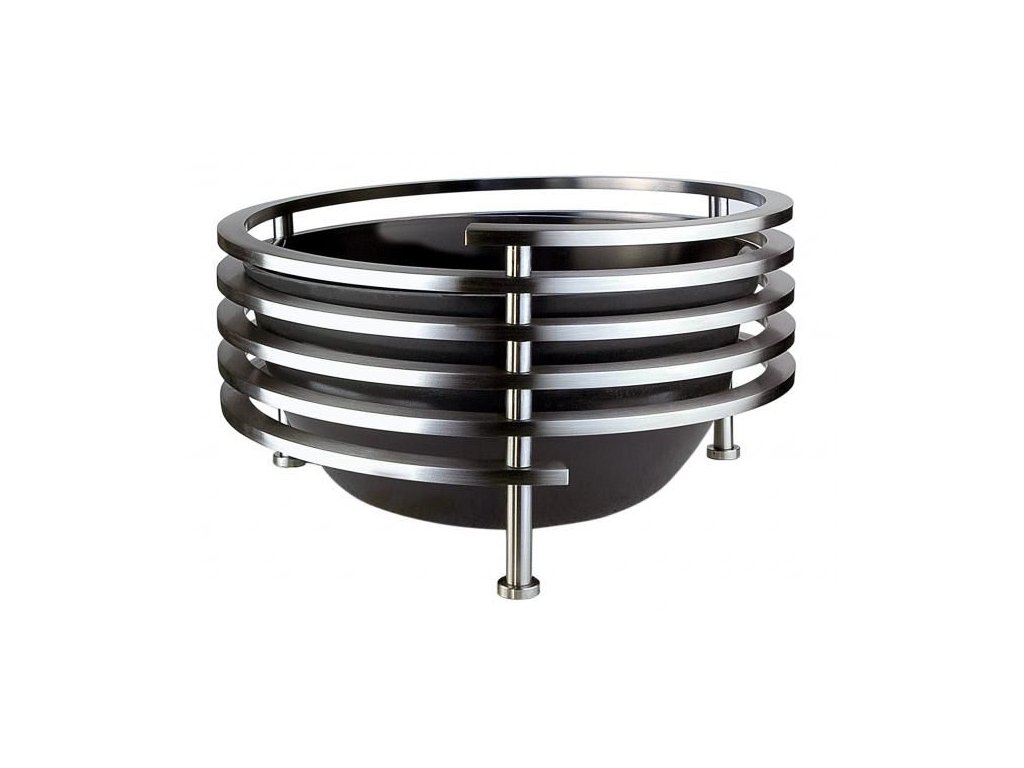 Nerezová misa na náhrobok, výška 18 cm, priemer 31 cm