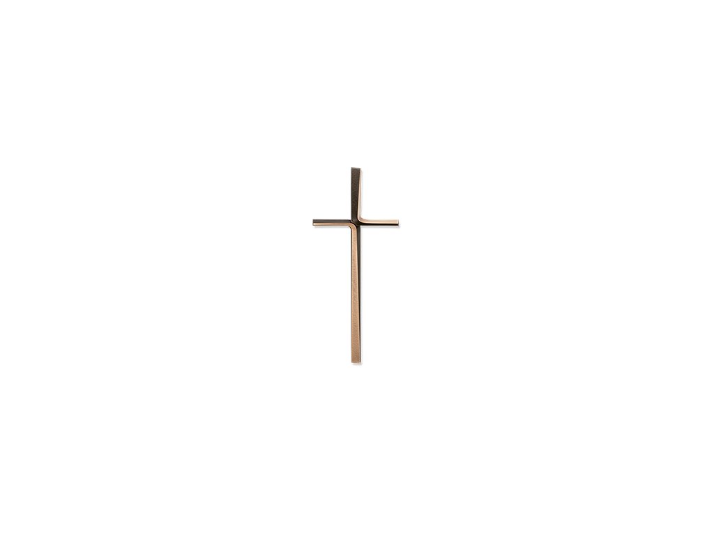 Náhrobný kríž aufliegend, bronz, 20–40 cm