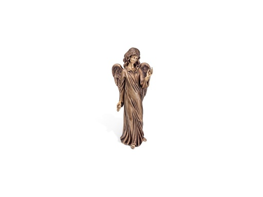 [ST-SK-85264] Bronzový Ochranný anjel na náhrobok, 20–58 cm
