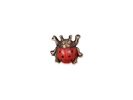 [ST-SK-85416] Bronzová lienka na detský náhrobok, 3×3 cm