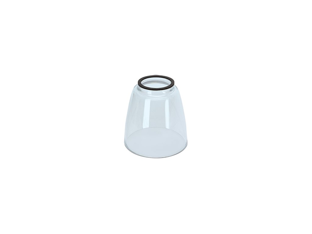 Náhrobný lampáš sklenený, výška 11 cm