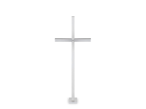 [ST-SK-KREUZ17] Náhrobný kríž z nehrdzavejúcej ocele, 61×23 cm alebo 91×28 cm