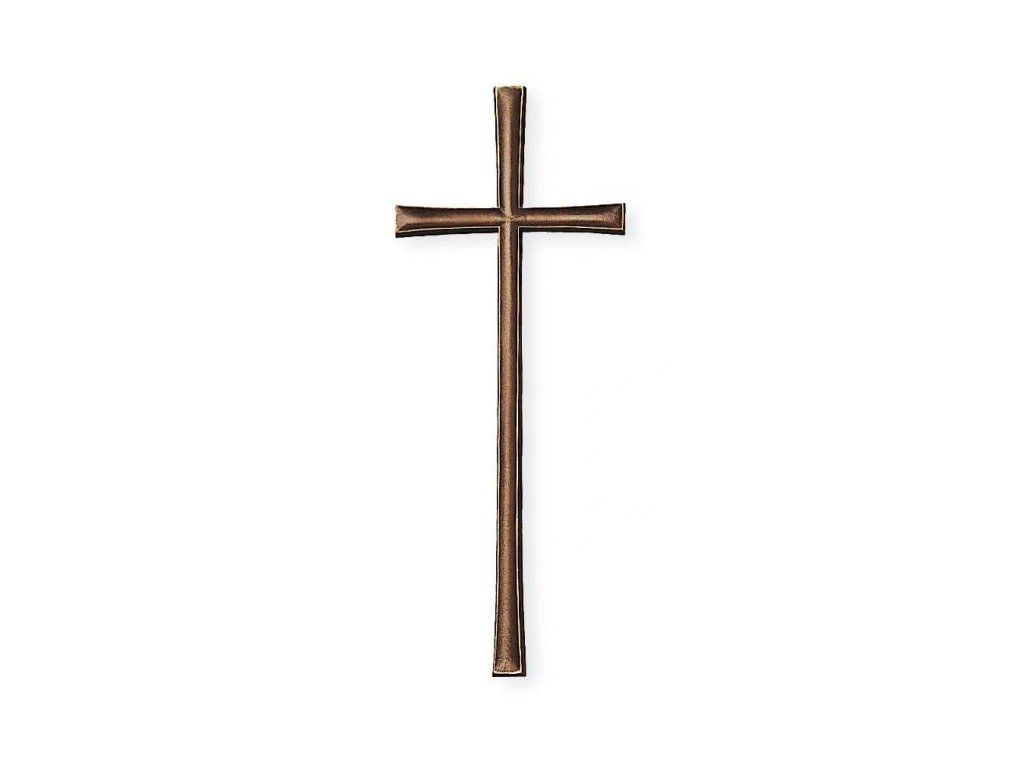 Náhrobný kríž Rustikal z bronzu, 12–60 cm