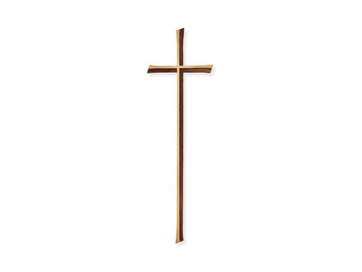 [ST-SK-SCHRKR011] Náhrobný kríž Kursiva z bronzu, 12–60 cm
