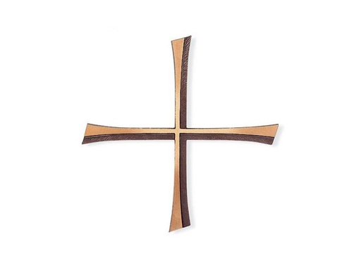 [ST-SK-SCHRKR032] Náhrobný kríž Kontura, bronz, 15×15 cm