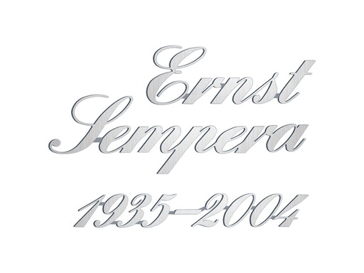 [ST-SK-SZ006] Bronzový nápis Sempera, širšie prevedenie