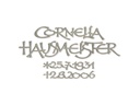 Náhrobný nápis Cornelia z bronzu, 6–9 mm