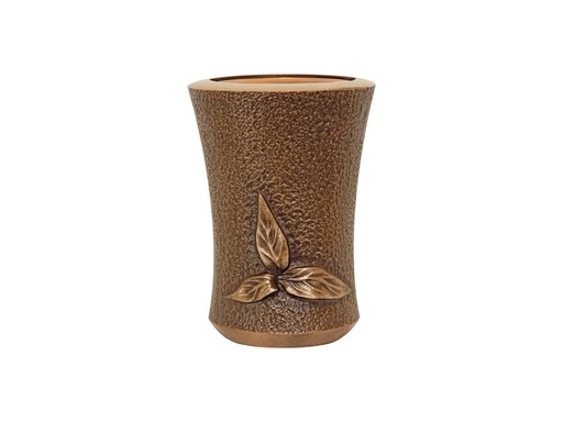 [ST-SK-VASE03] Nástenná váza na náhrobok, bronz, výška 11–20 cm