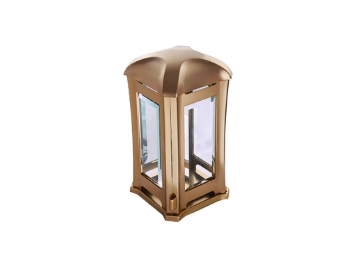 [A259/BRO] Laterne Facettenglas (Bronze)