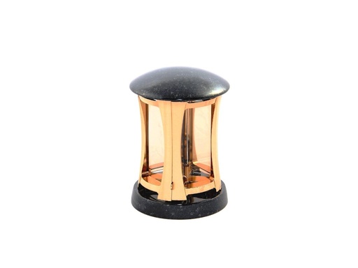 [A355/BRO] Laterne - Metall-Stein (Bronze)