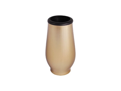 [A439/BRO] Ovale kleine Vase Ø 95 mm (Bronze)