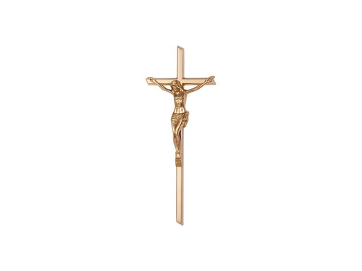 [A1246/BRO] Klassisches Kruzifix mit Jesus, 29,5 (Bronze)