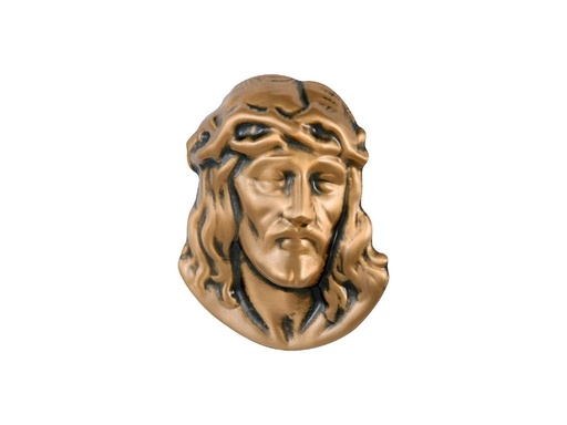 [A862] Jesuskopf 13x10 Bronze