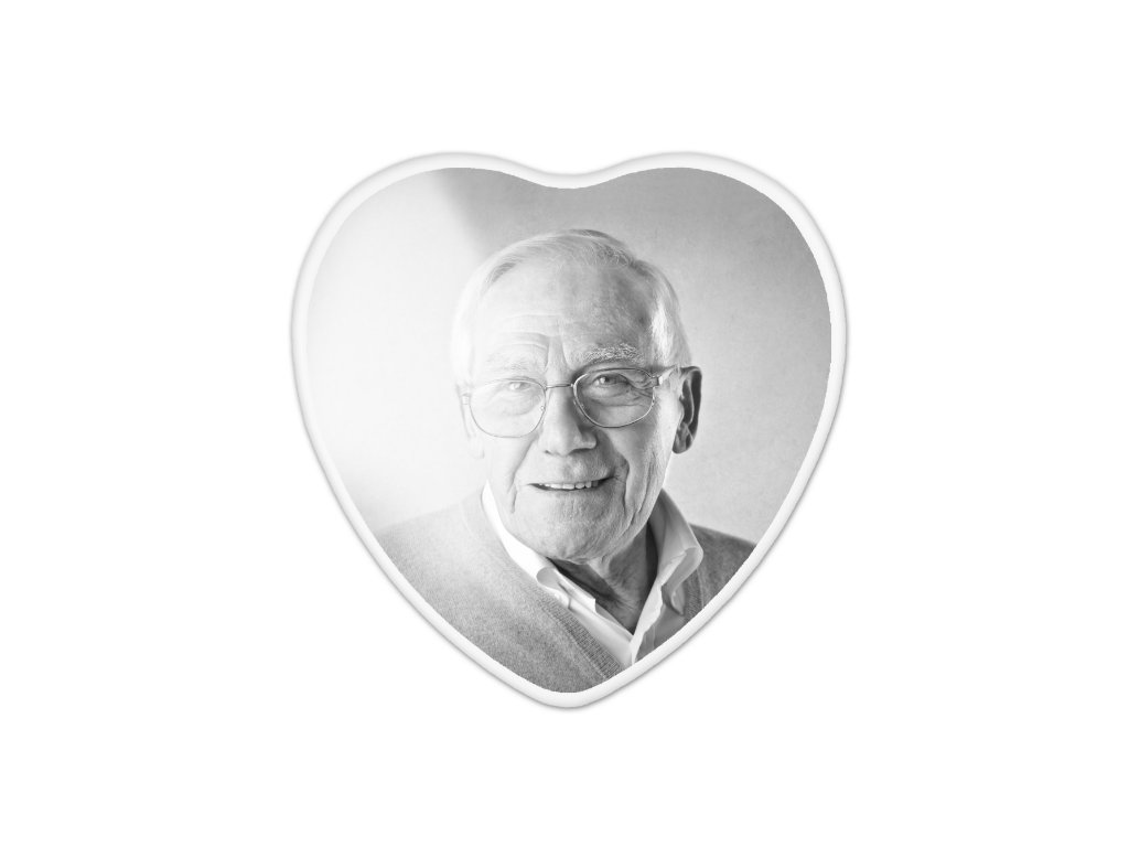 Fotokeramik Herz