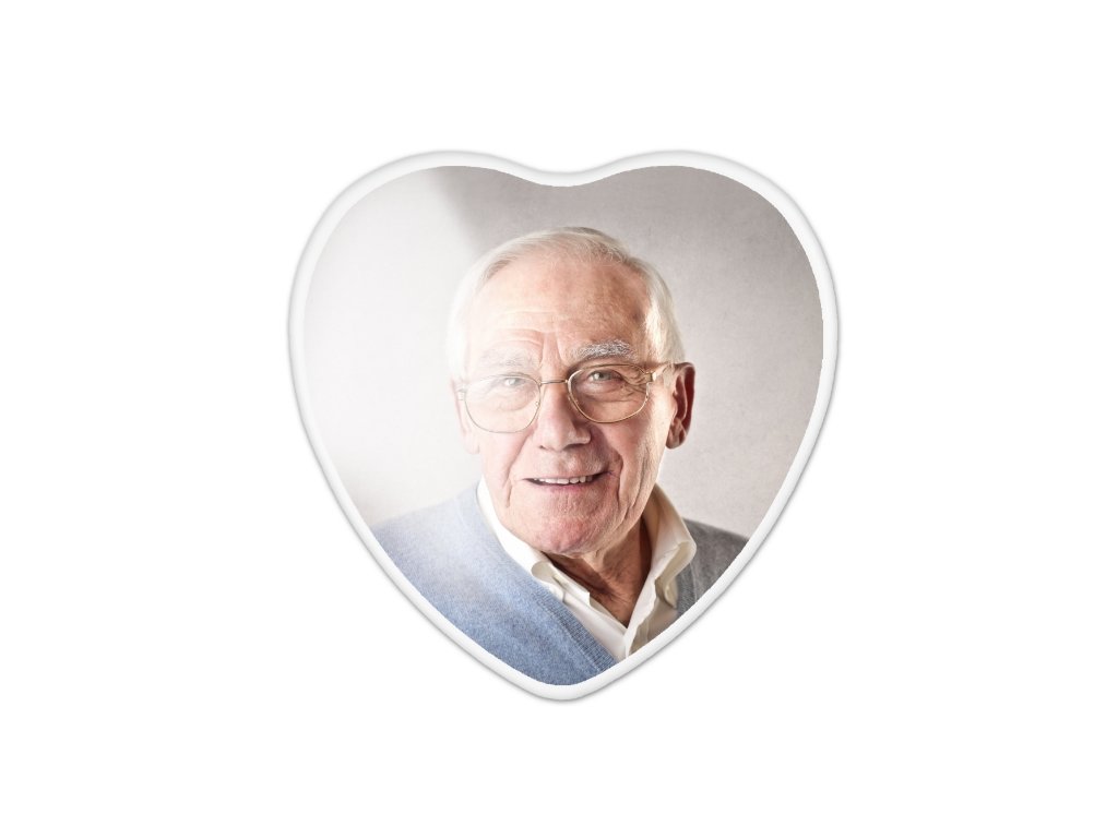 Fotokeramik Herz