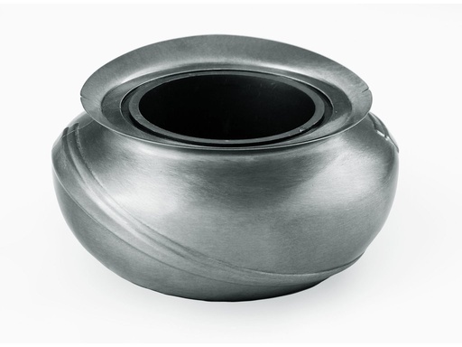 [A3847/BRO] Eingelassene Vase Kamélia (Bronze)