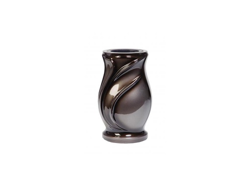 [G3961/BLA] Vase V9 (Black)