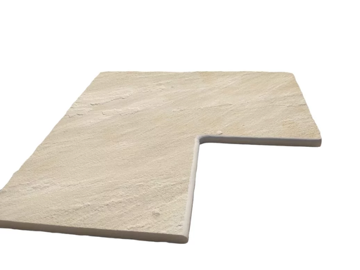 [3226] Poolrand Ecke Sandstein MINT 60x35x2 cm
