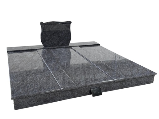 [4012] Dreifachgrab Granit Vizag Blue