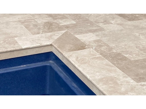 [4182] Poolrandsteine Travertin Light Mix